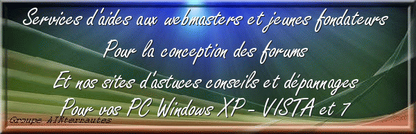 Groupe AINternautes et AINterPubs Forum Index