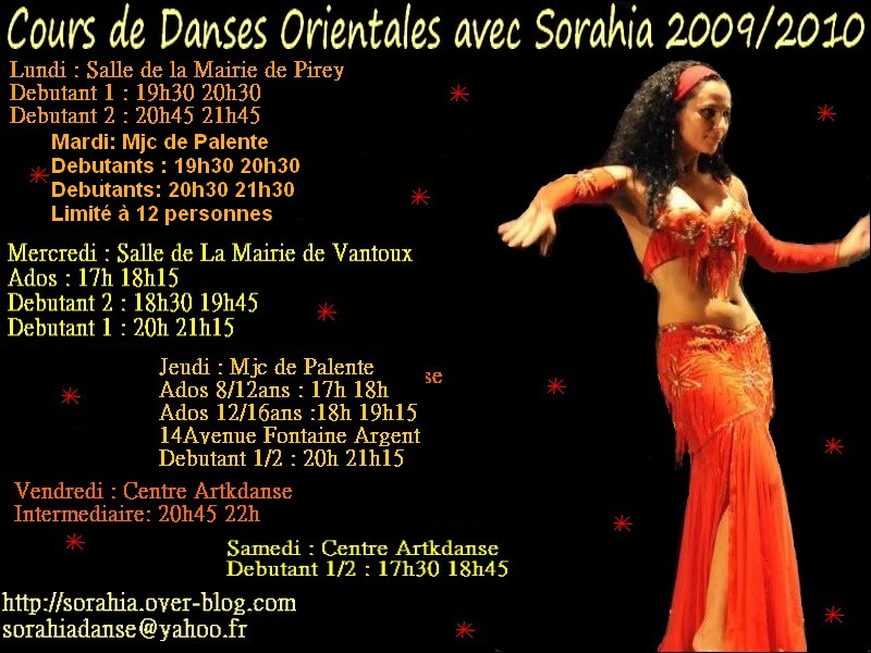 Danse Orientale avec Sorahia Forum Index